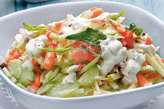 Kerevizli Patates Salatası