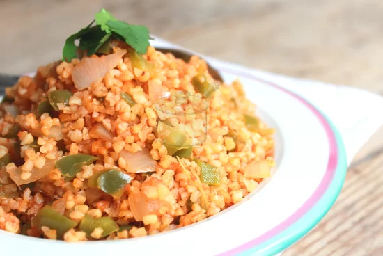 Baharatlı Bulgur Pilavı