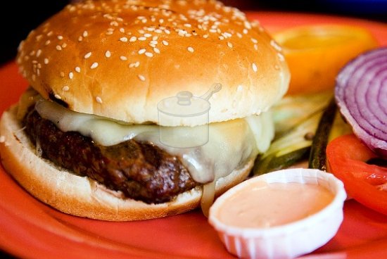 Ispanaklı Rokforlu Hamburger