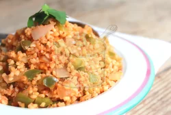 Baharatlı Bulgur Pilavı
