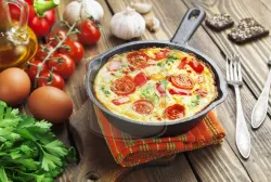 Domatesli Omlet
