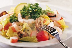 Oryantal Deniz Ürünleri Salatası