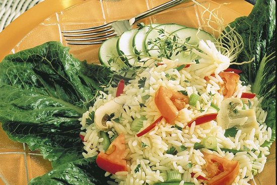 Mantarlı Pirinç Salatası